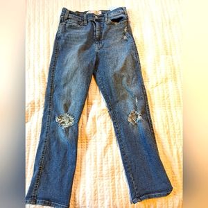 Levi's size 10 distressed straight